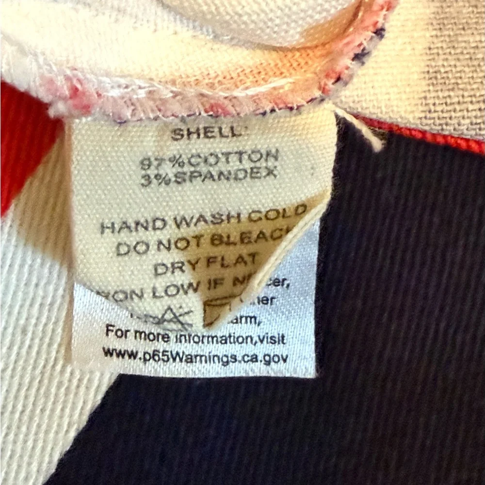 Peach Love NWOT Full of Pride Flare Pants in Red, White, and Blue size small - Picture 4 of 15